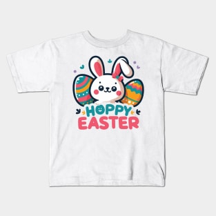 Hoppy Easter: Easter Egg Kids T-Shirt